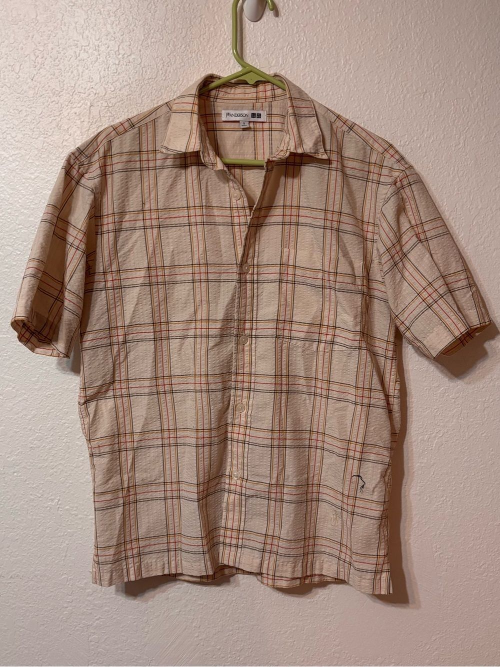 JW Anderson x Uniqlo Plaid Button Down Shirt Small